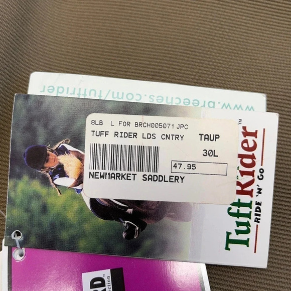 Tuff Rider Ladies Taup 30 Long LDS Country NEW - Picture 12 of 16